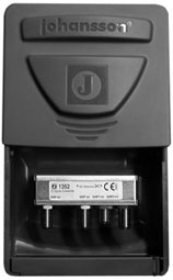 Johansson 1352 VHF-2xUHF filter med DC pass